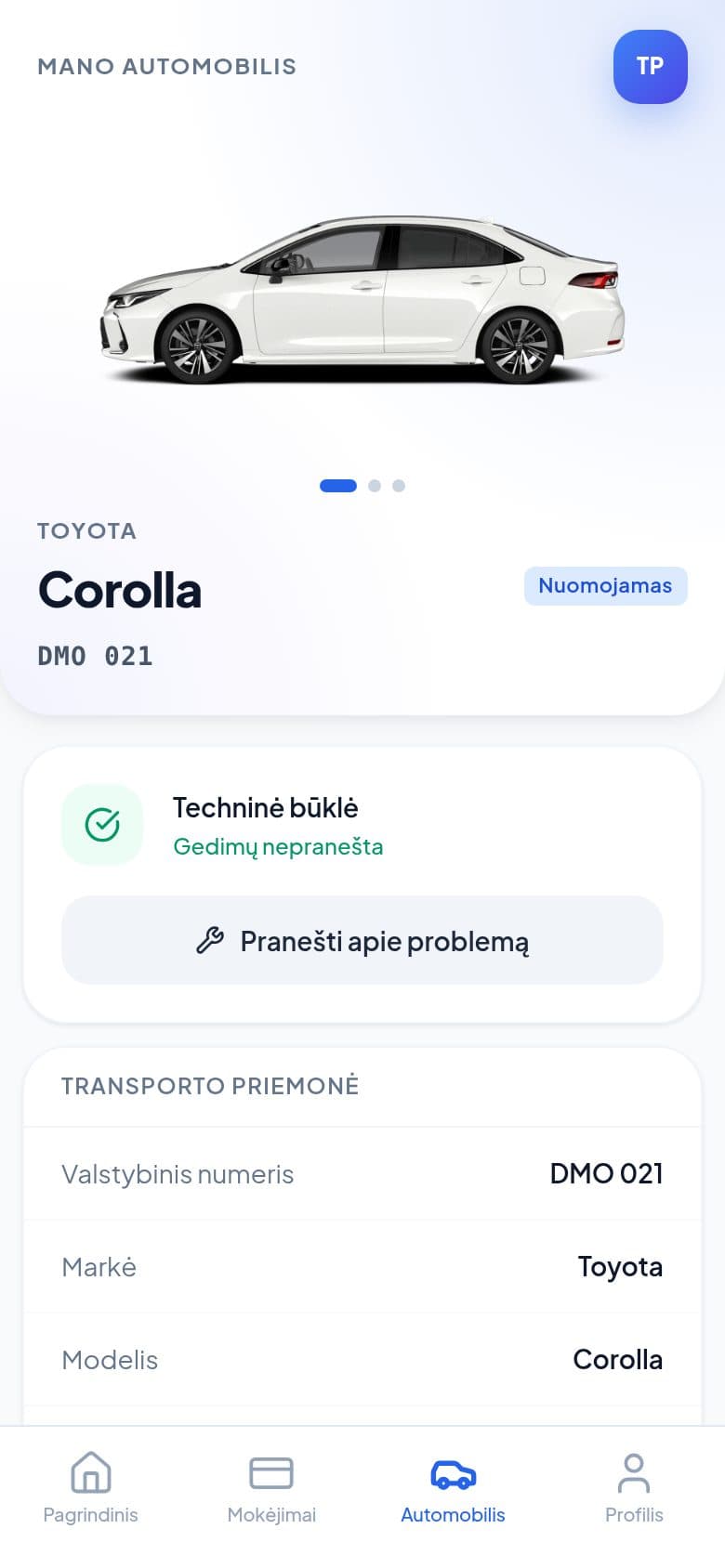 BPARTNERIS vairuotojams